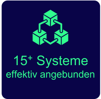 Birdt 15 Systeme effektiv angebunden